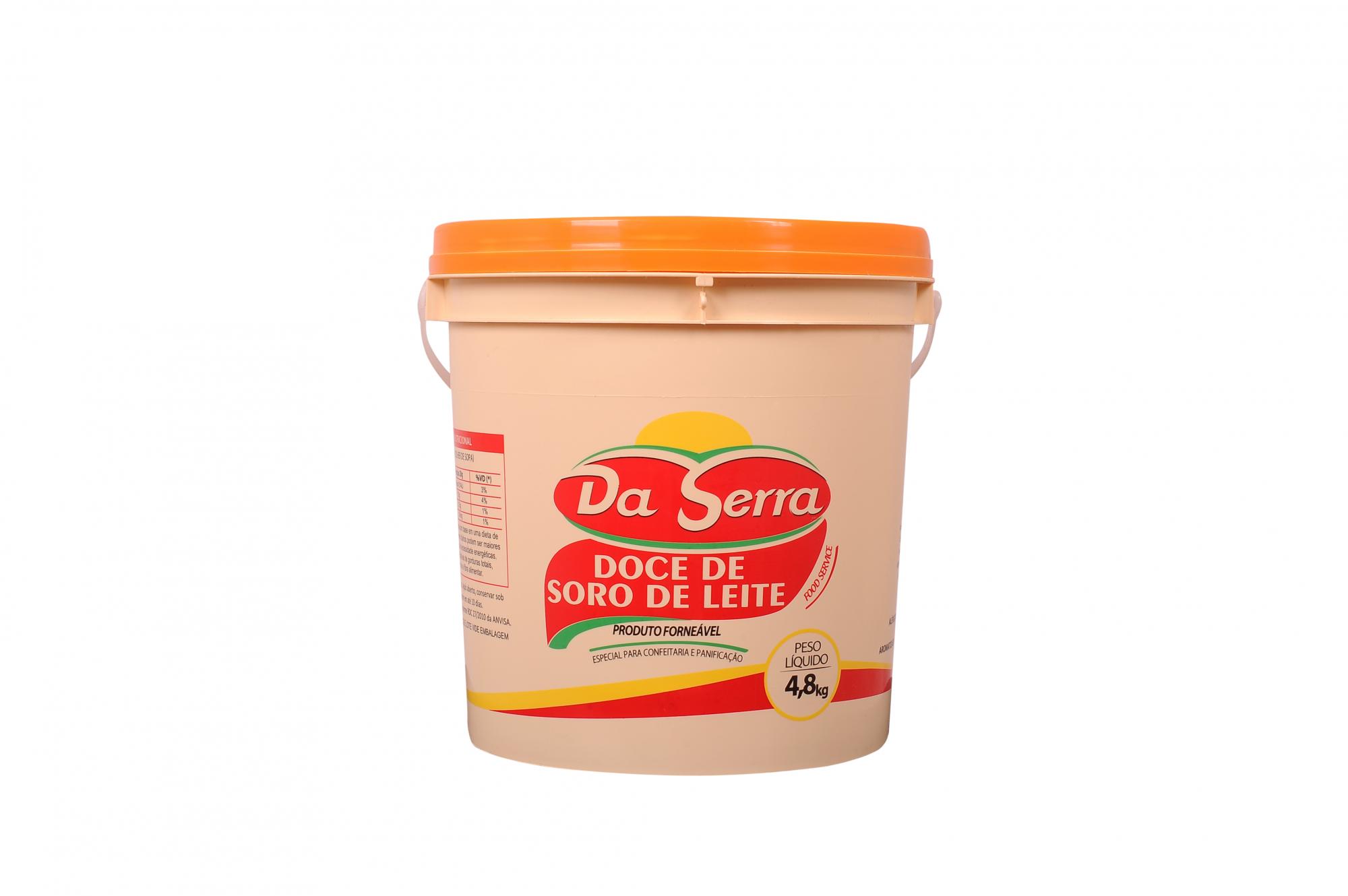 Recheio sabor doce de leite Da Serra 4,8kg Forneável
