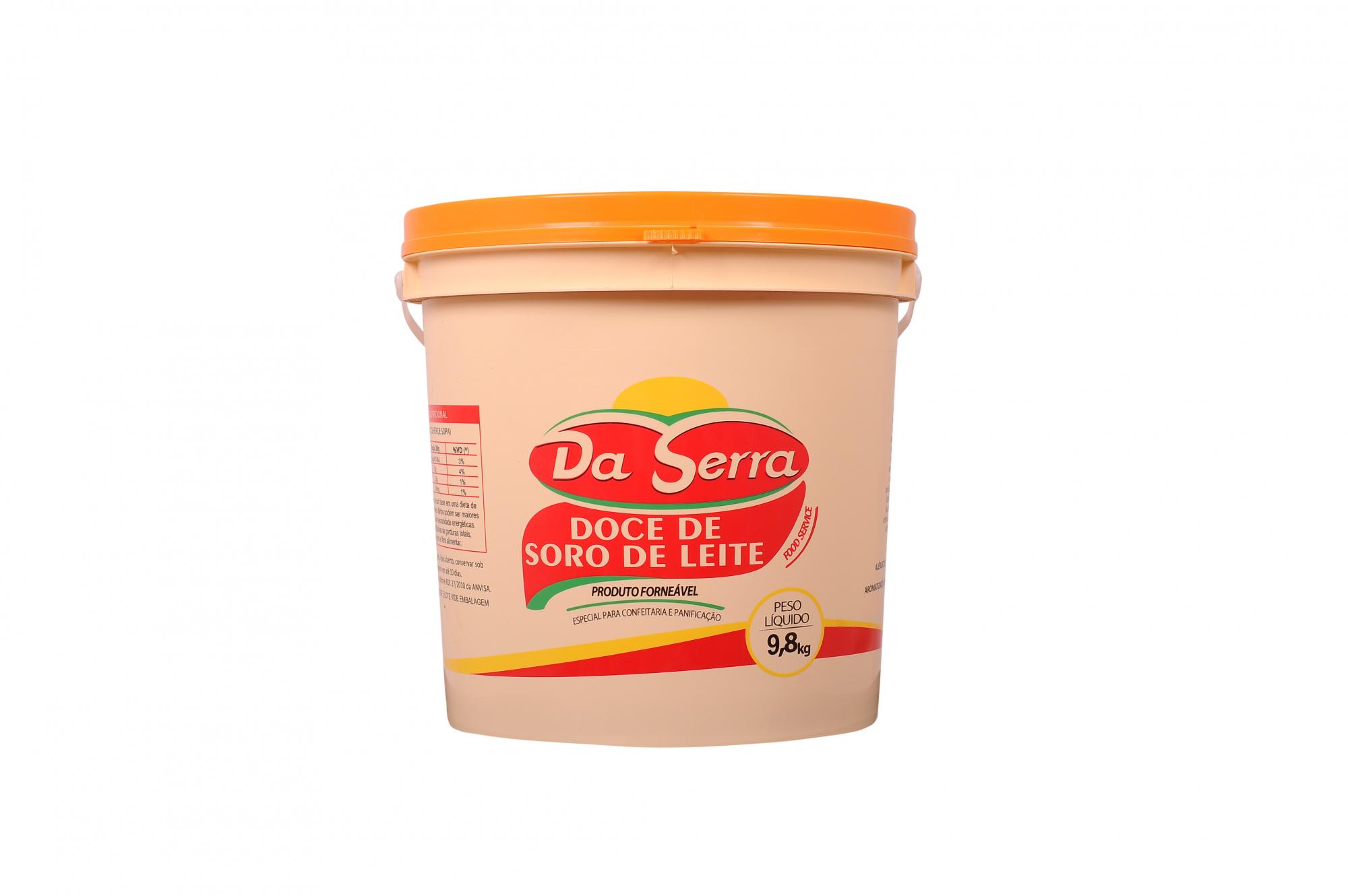 Recheio sabor doce de leite Da Serra 9,8kg Forneável