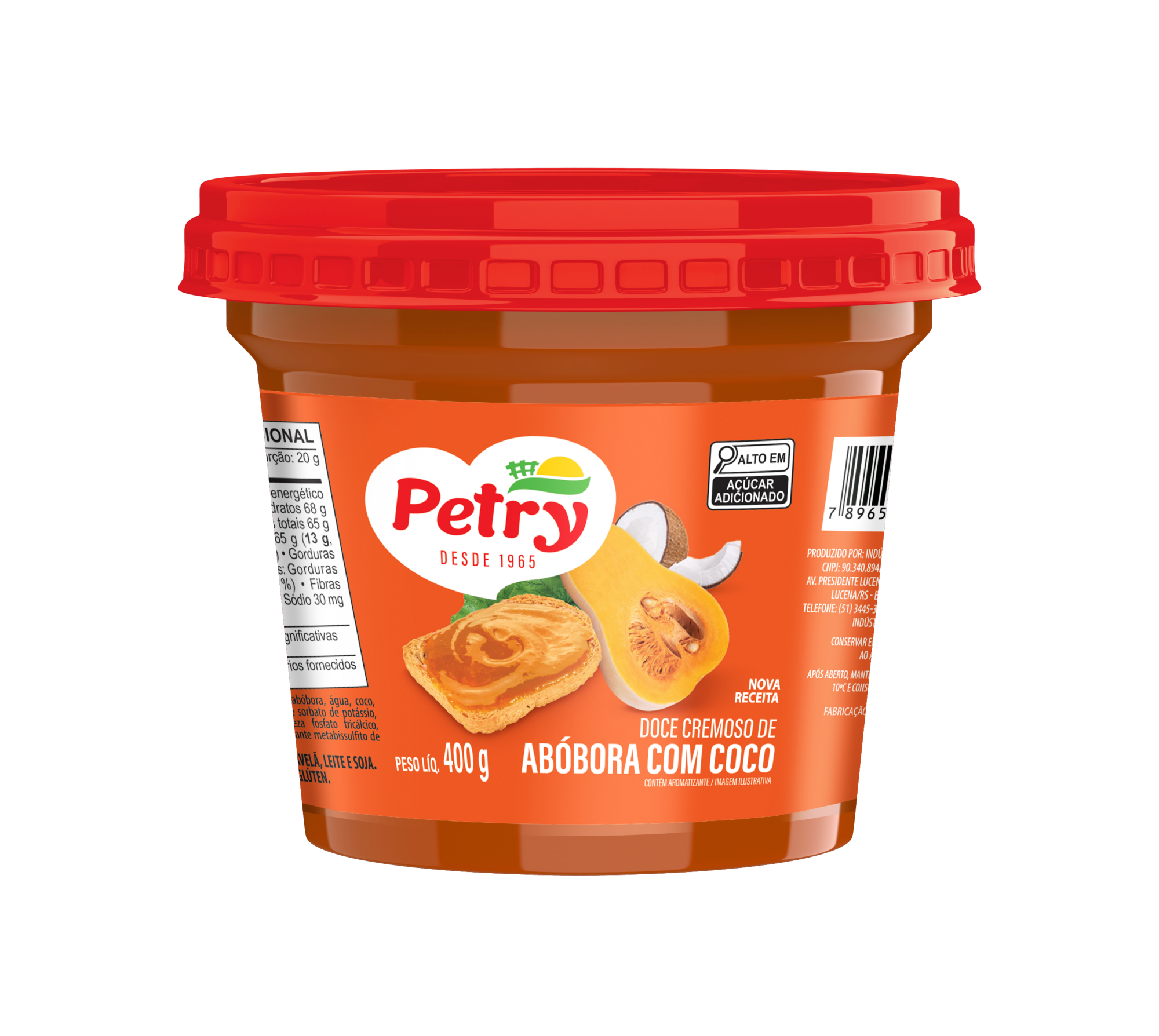 Doce de abóbora com coco Petry 400g