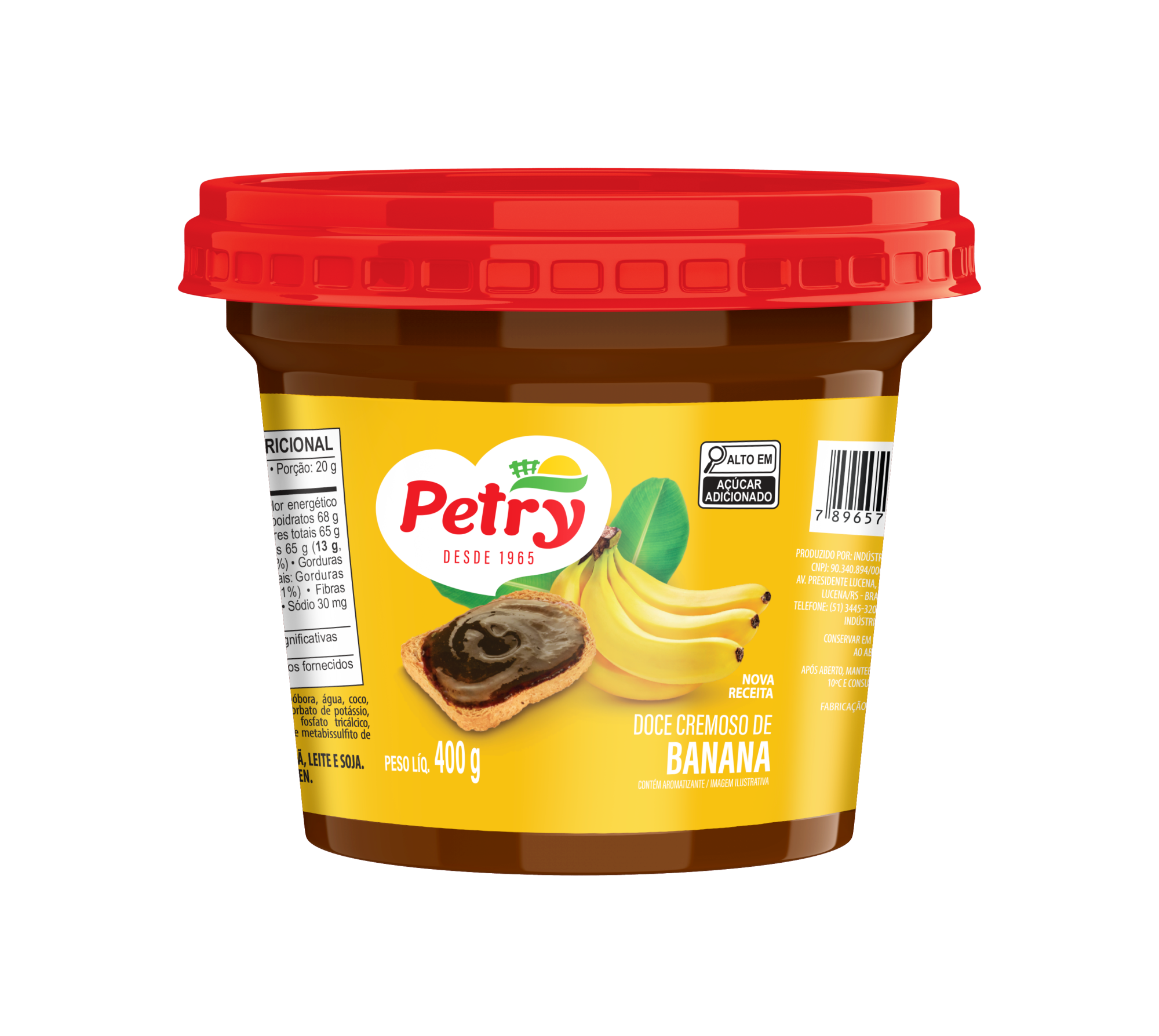 Doce de banana Petry 400g
