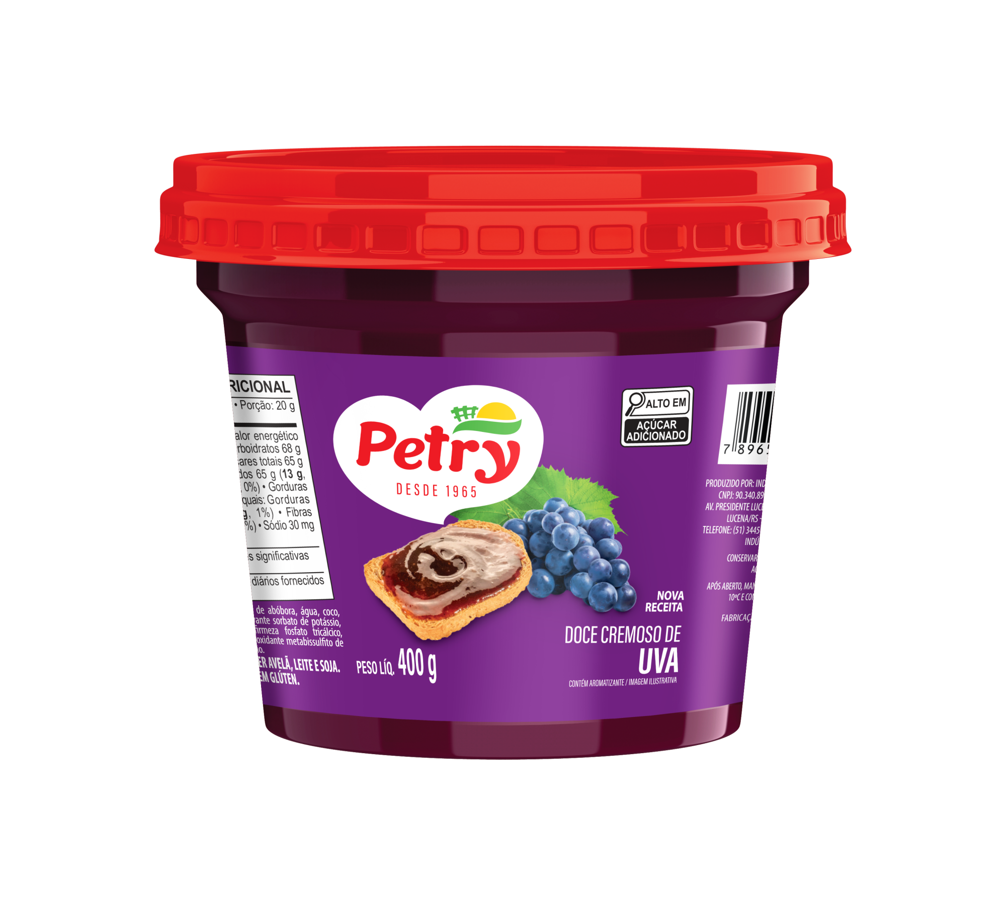 Doce de uva Petry 400g