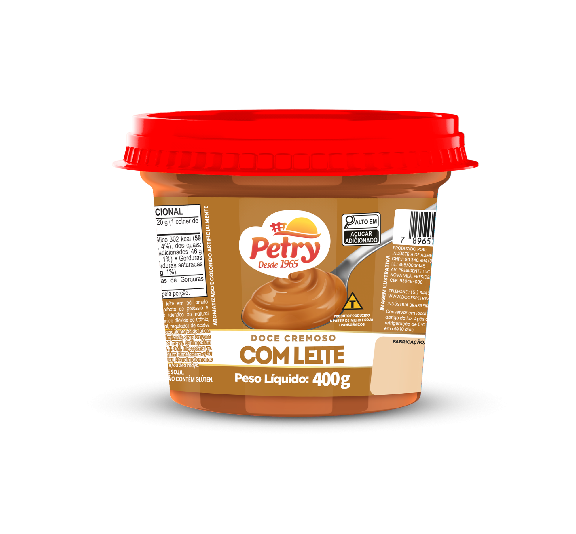 imagem de Doce cremoso com leite Petry 400g