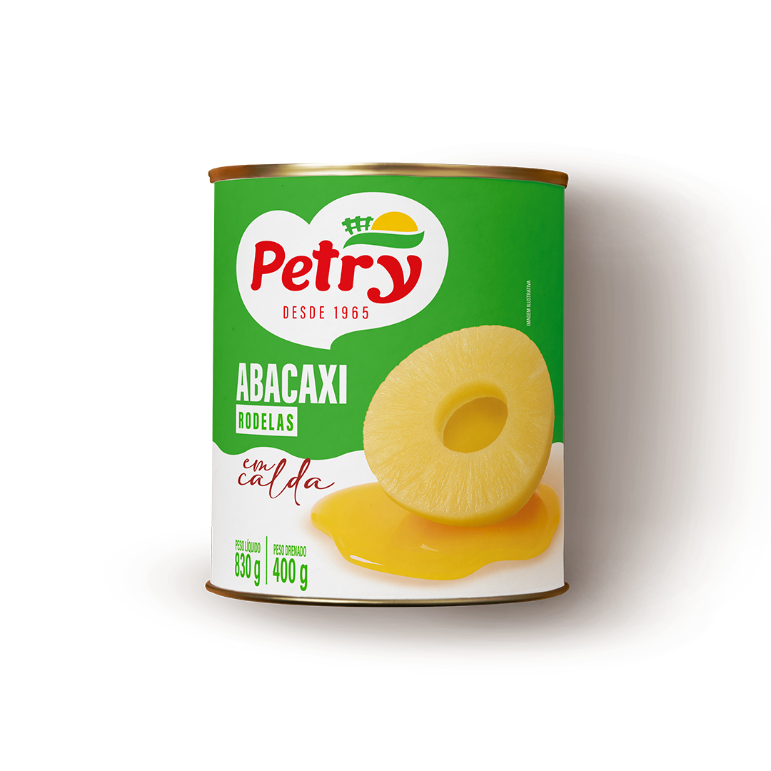 Abacaxi em Calda Rodelas 400g Petry