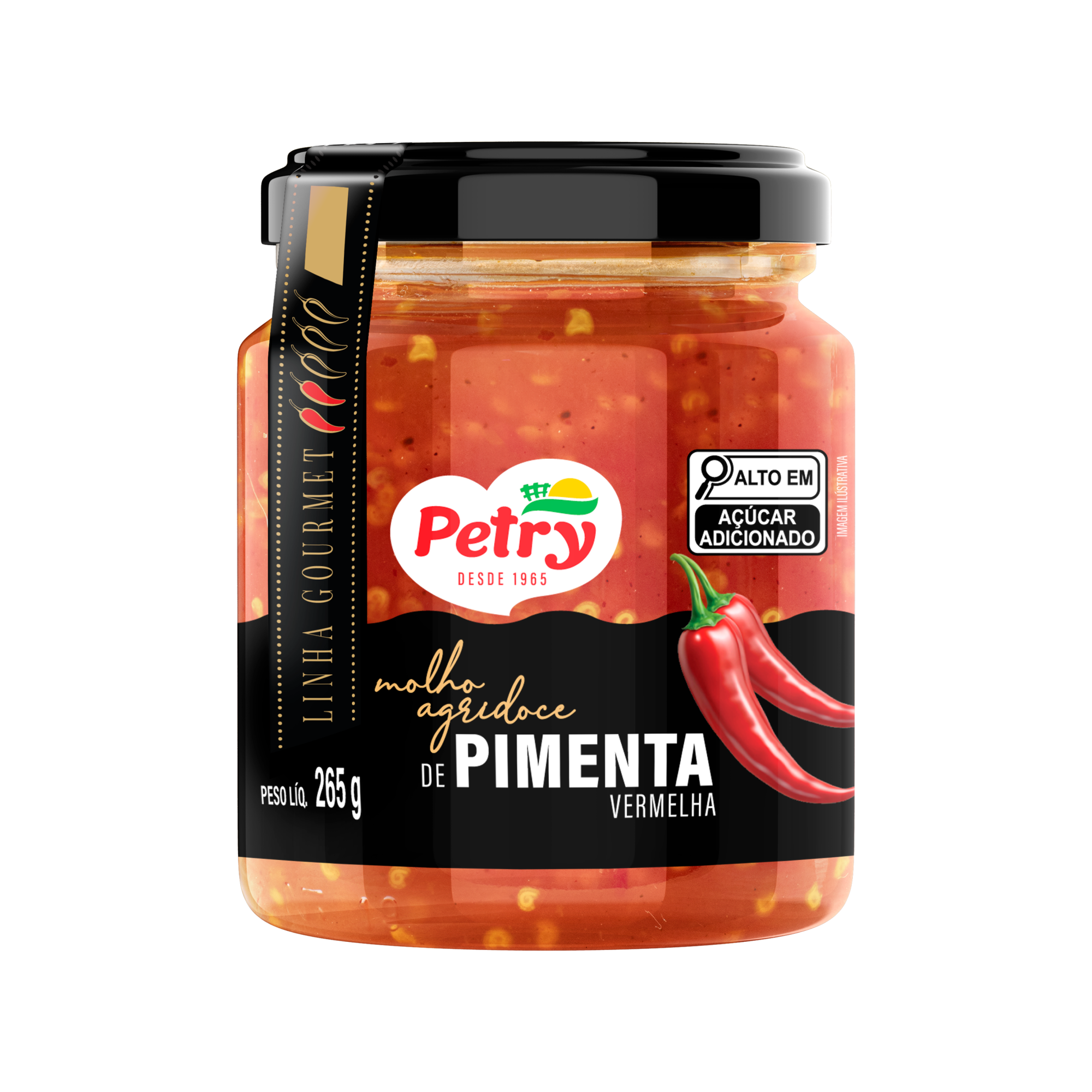 Molho Agridoce de Pimenta Vermelha Petry 265g
