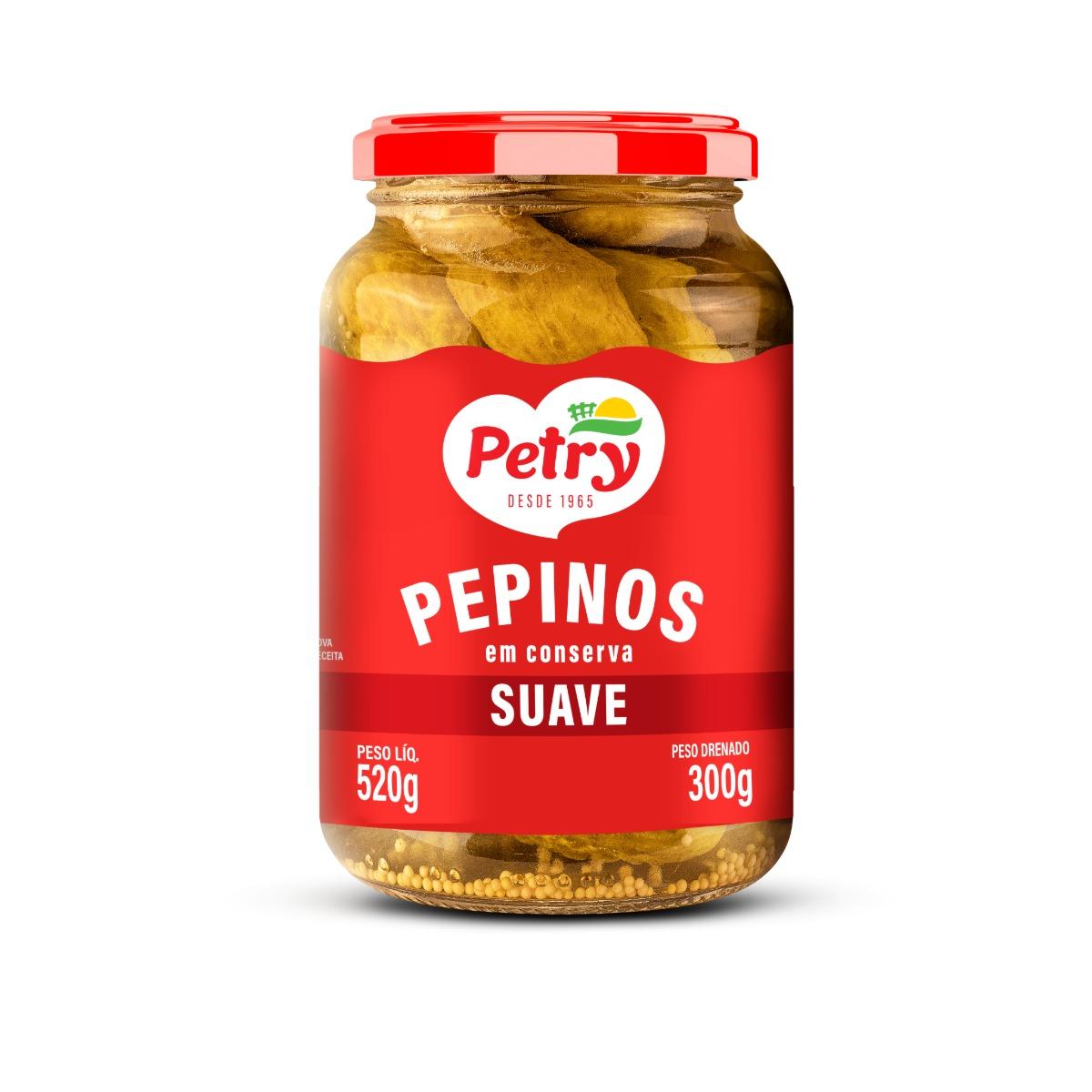 Pepinos em conserva Petry suave 300g
