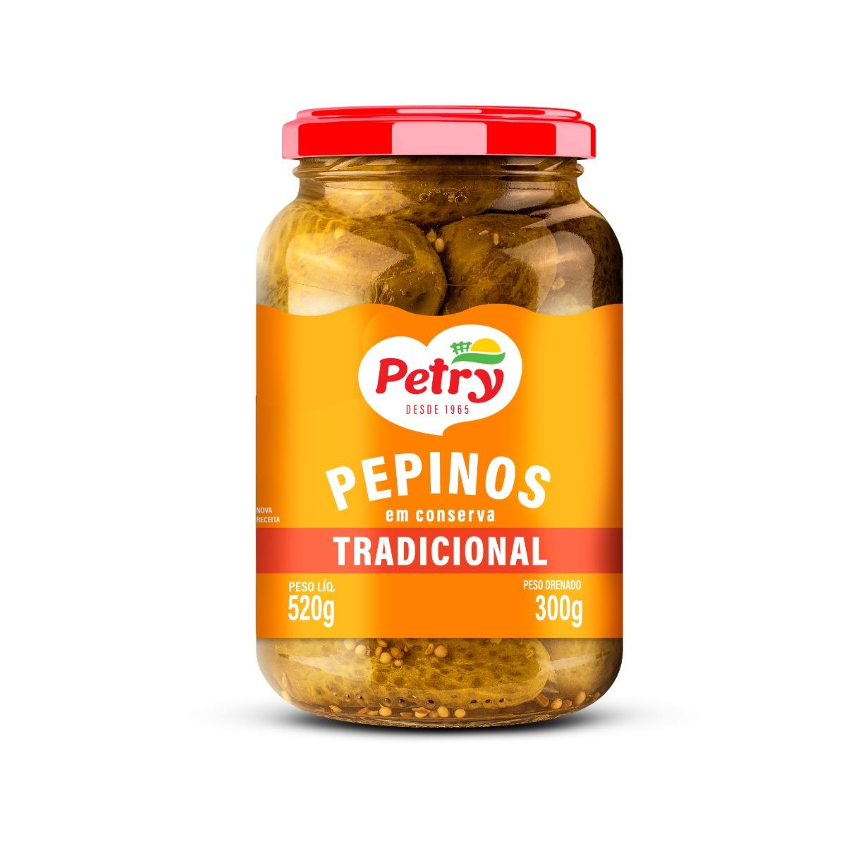 Pepinos em conserva Petry tradicional 300g