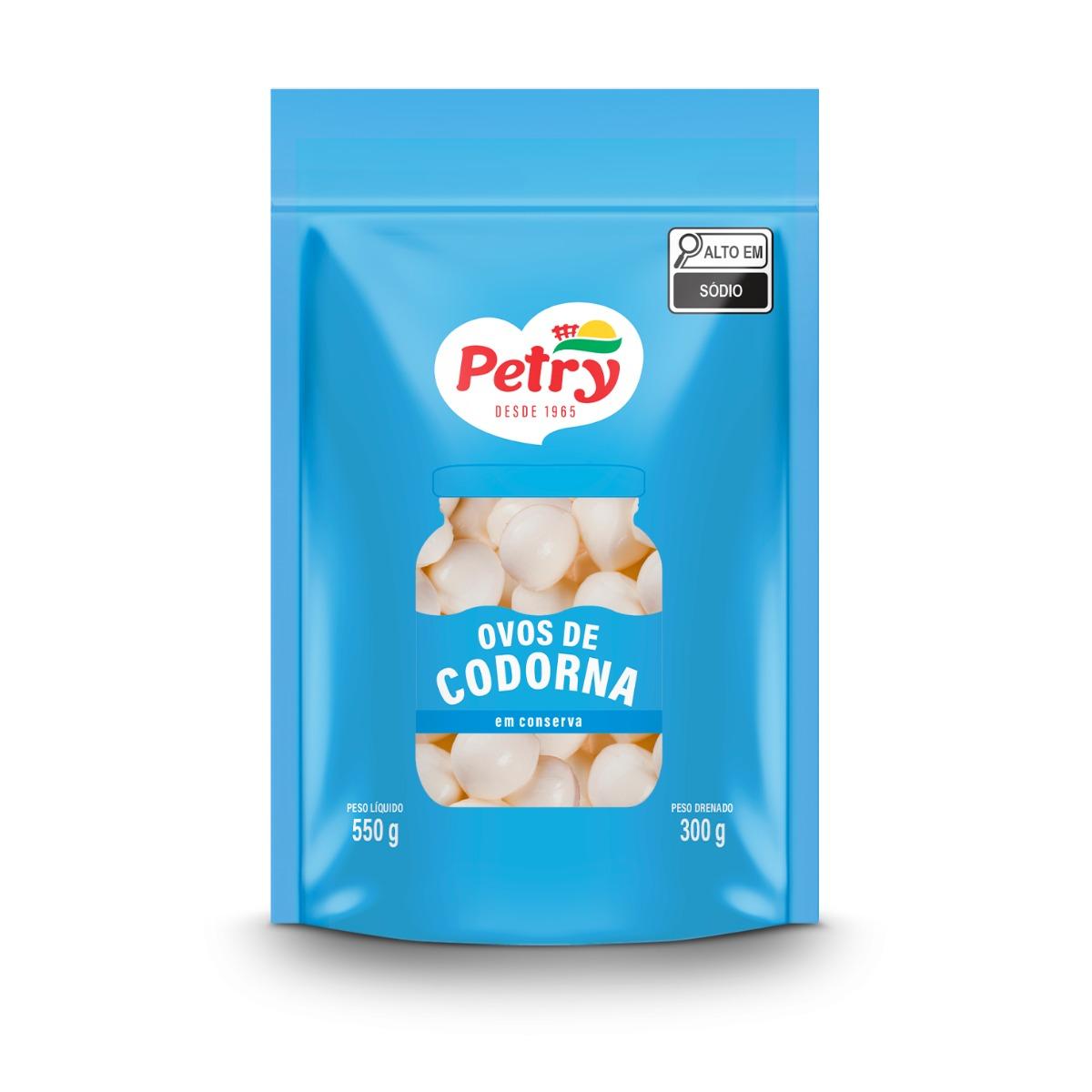Ovos de Codorna em Conserva Pouch Petry 300g