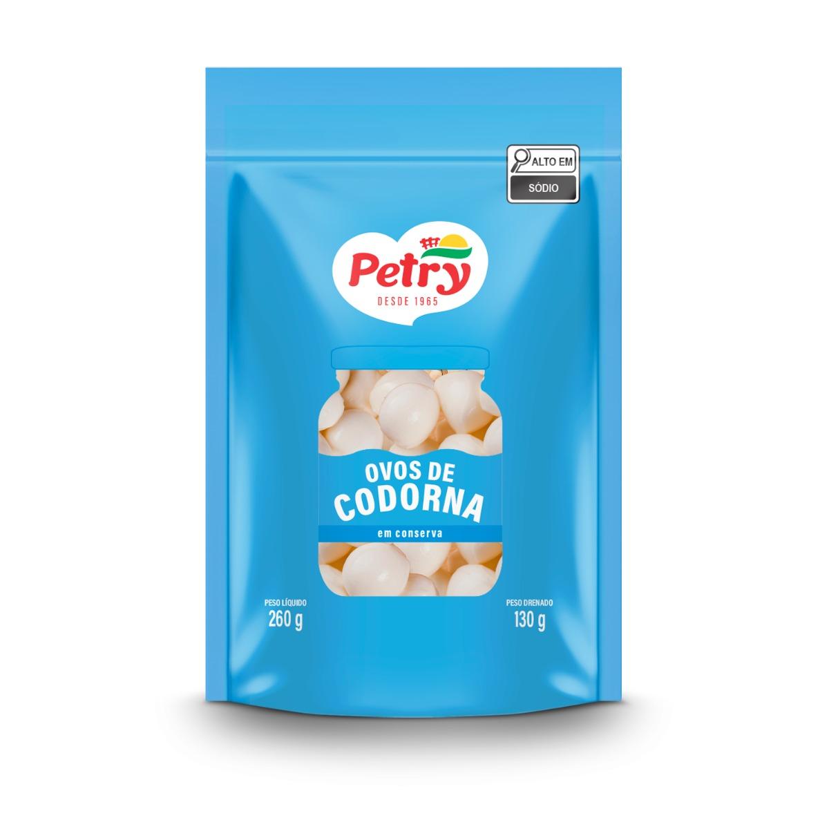 Ovos de Codorna em Conserva Pouch Petry 130g