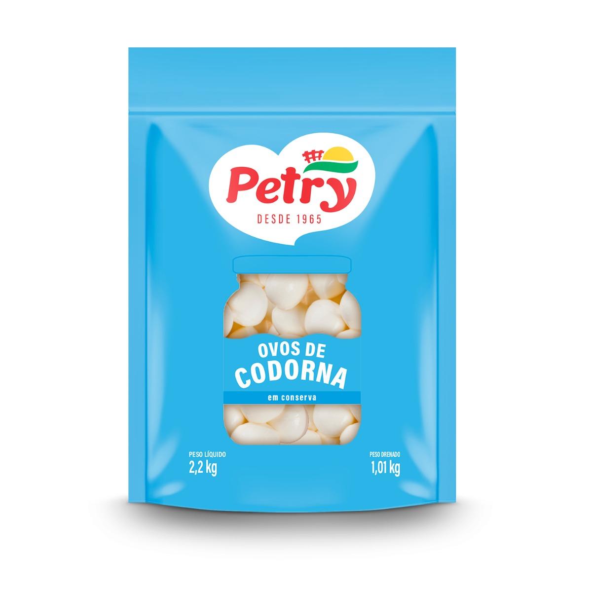 Ovos de Codorna em Conserva Pouch Petry 1,01kg