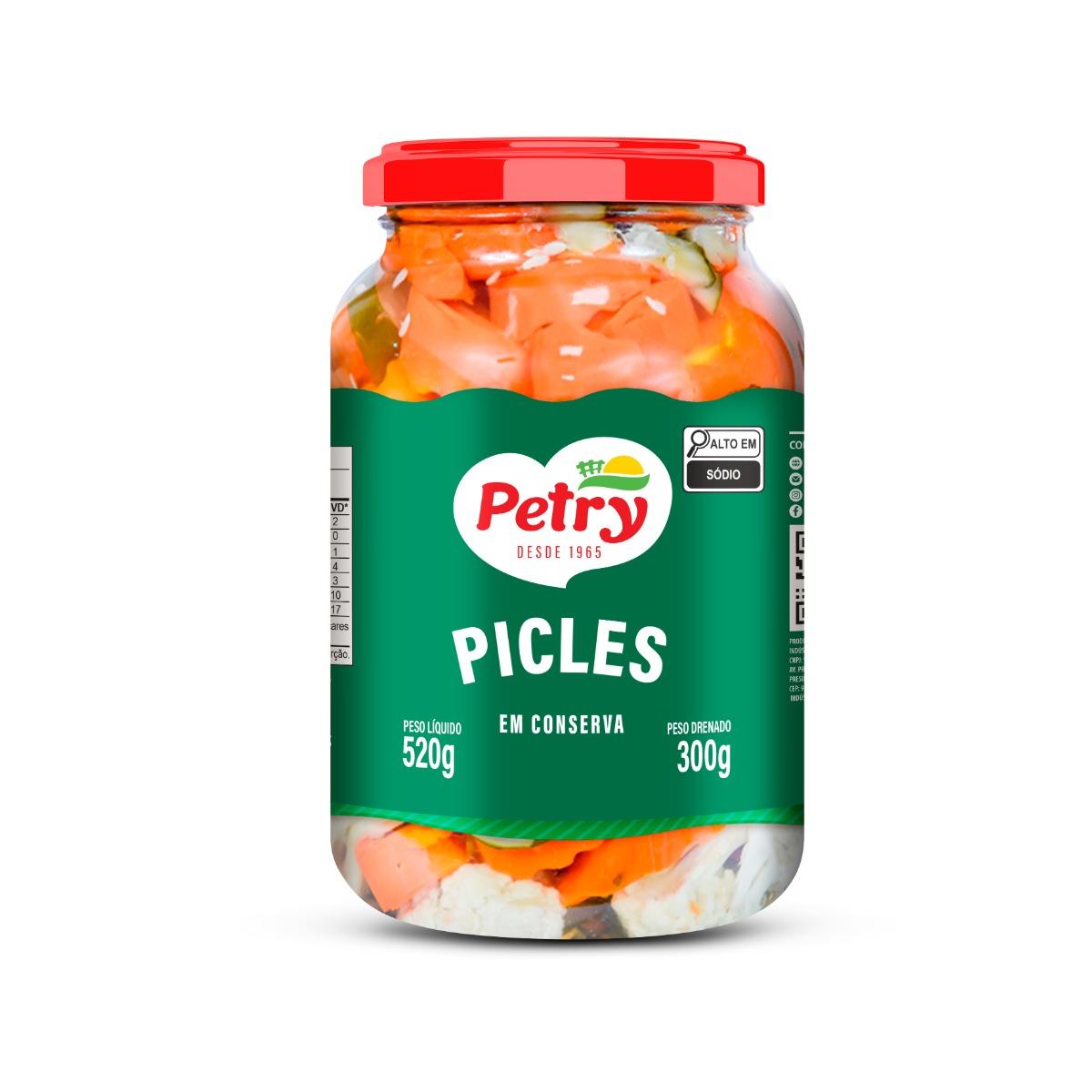Picles em conserva Petry 300g