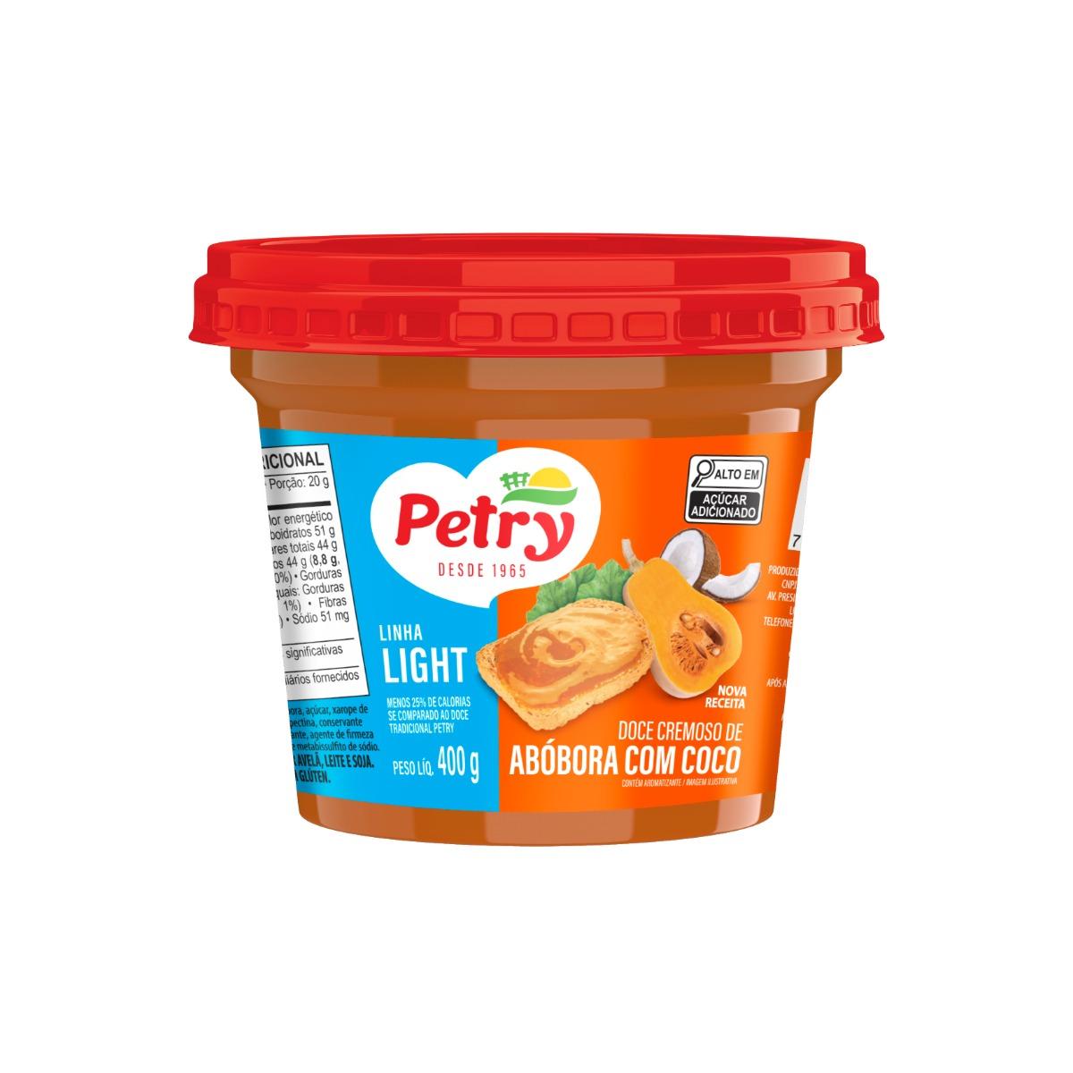 Doce de Abóbora com Coco Petry Light 400g