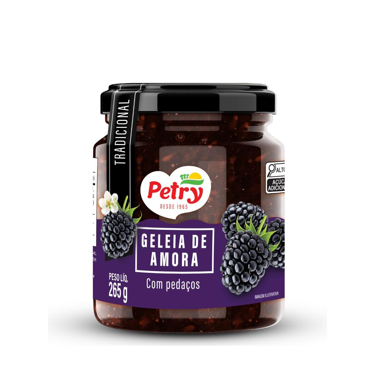 Geleia de Amora com Pedaços Petry 265g