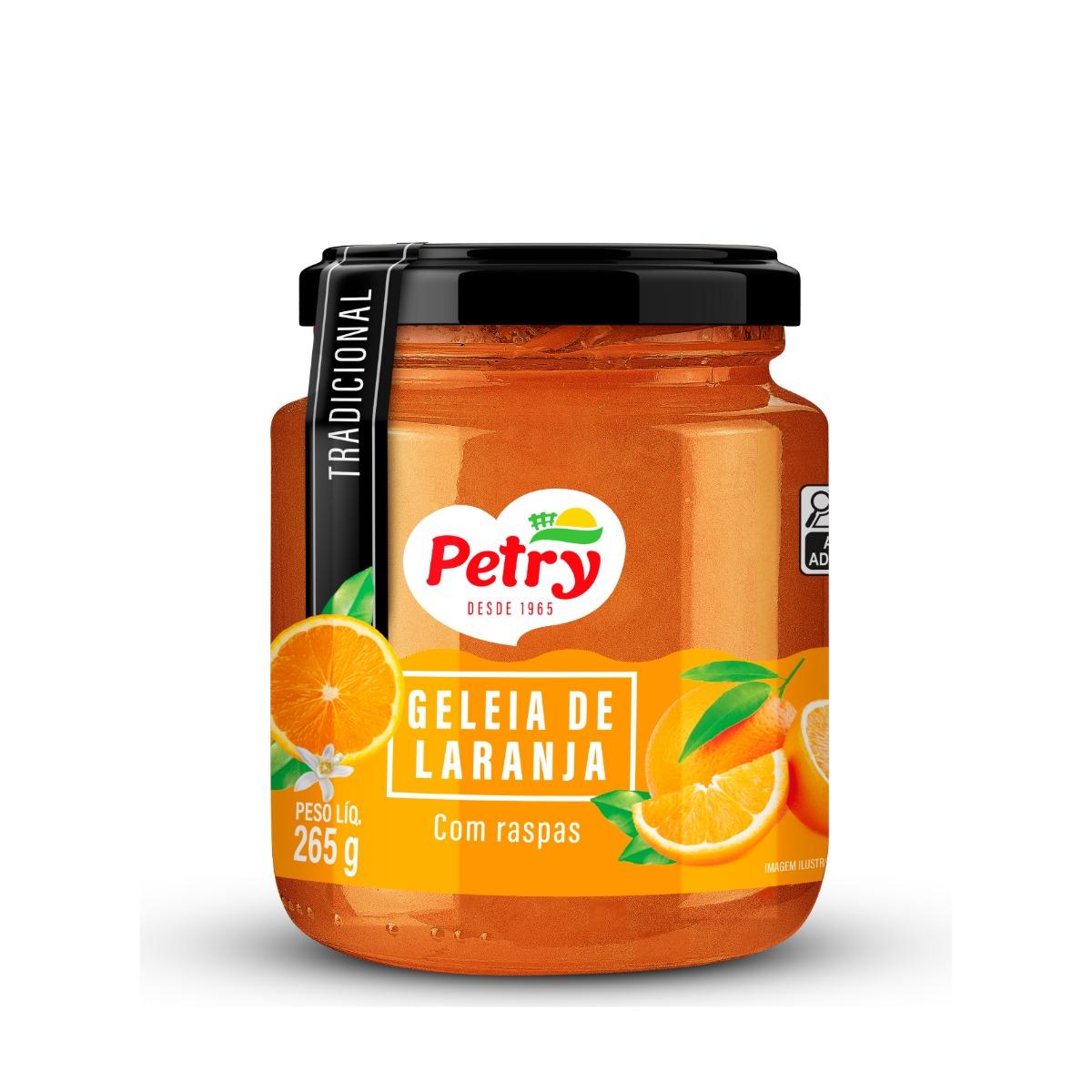 Geleia de Laranja com pedaços Petry 265g