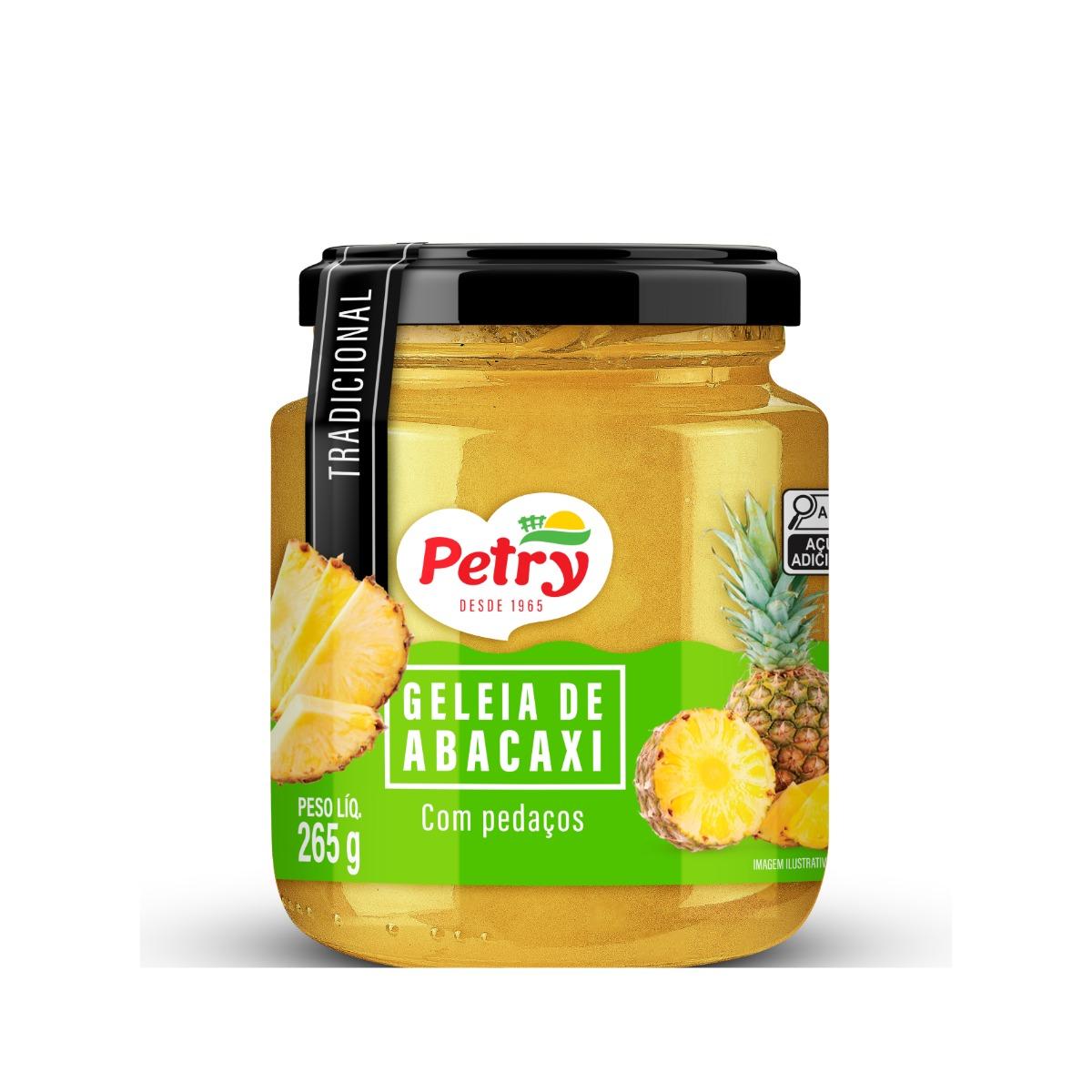Geleia de Abacaxi com pedaços Petry 265g