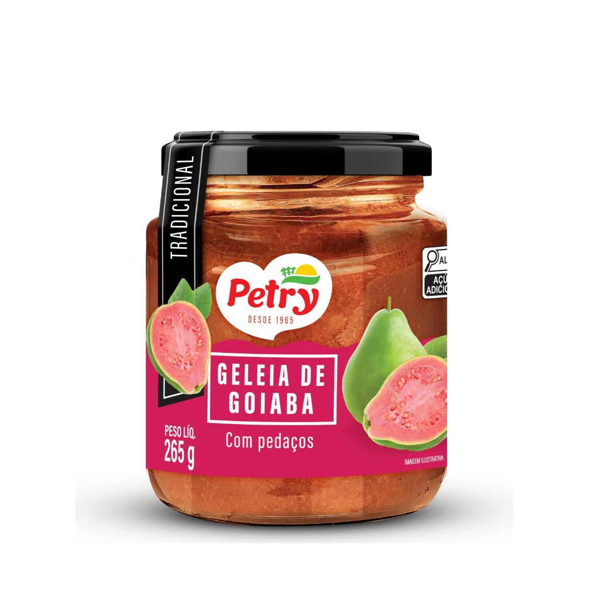 Geleia de Goiaba com pedaços Petry 265g
