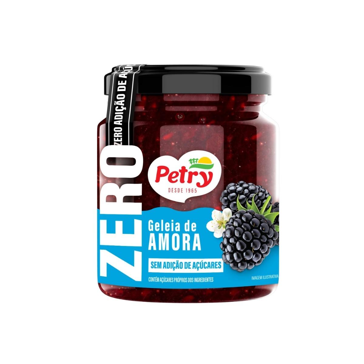 Geleia de Amora Zero Açúcar Petry 250g