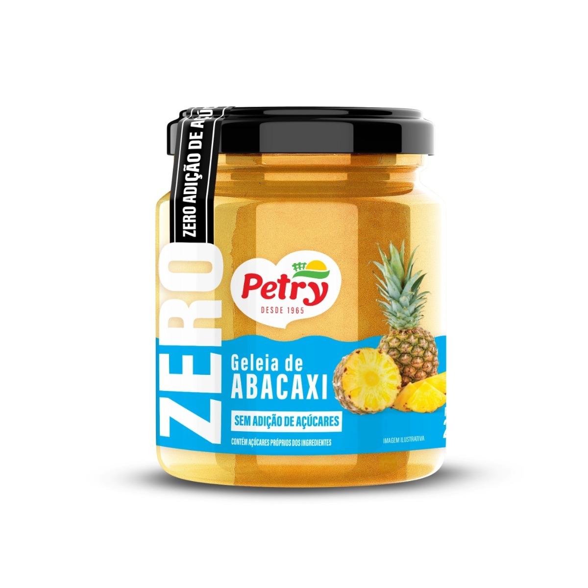 Geleia de Abacaxi Zero Açúcar Petry 250g