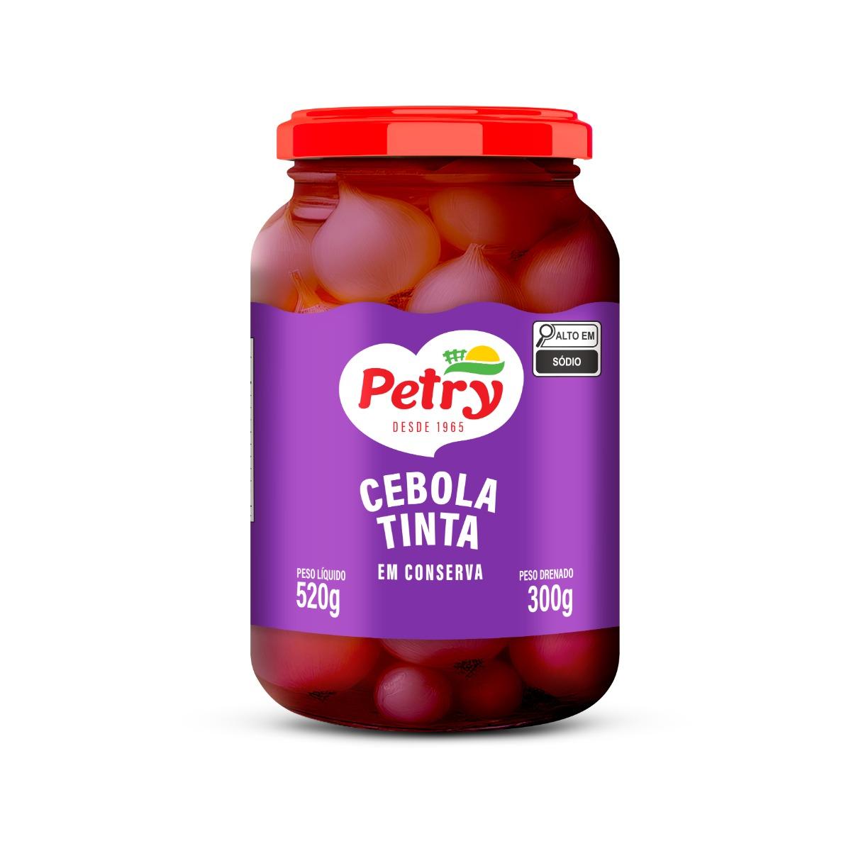 Cebola tinta em conserva Petry 300g