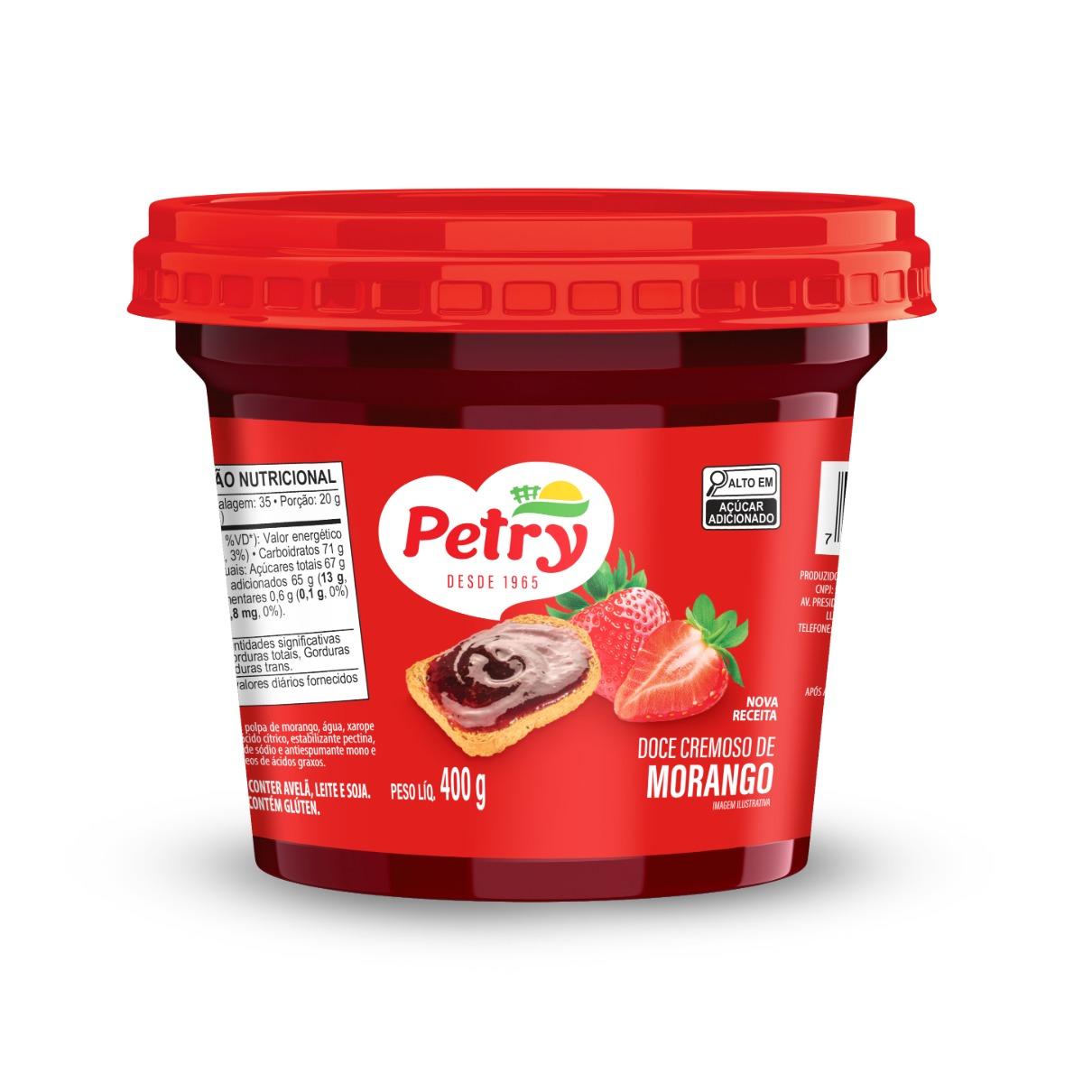 Doce de morango Petry 400g