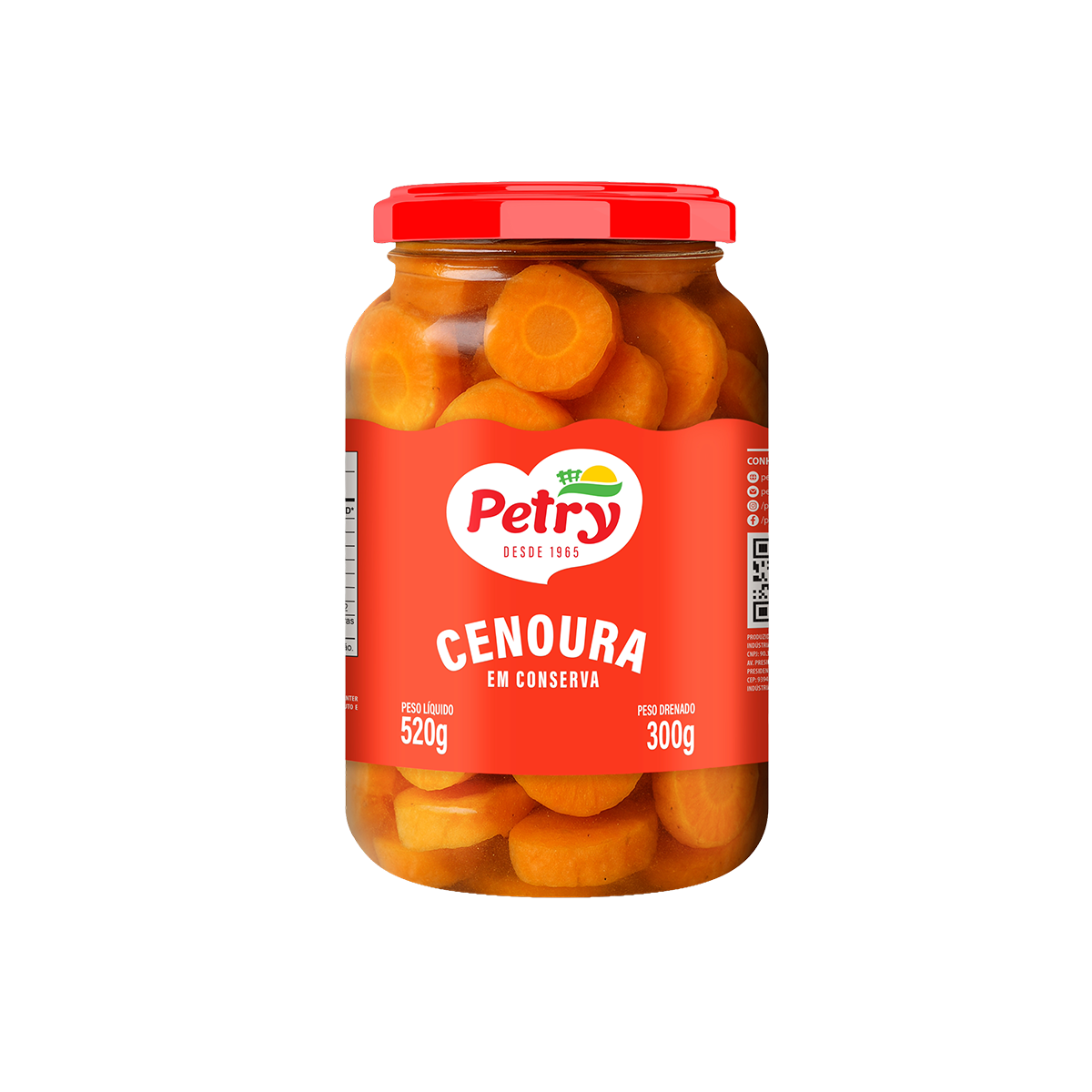 Cenoura em conserva Petry 300g