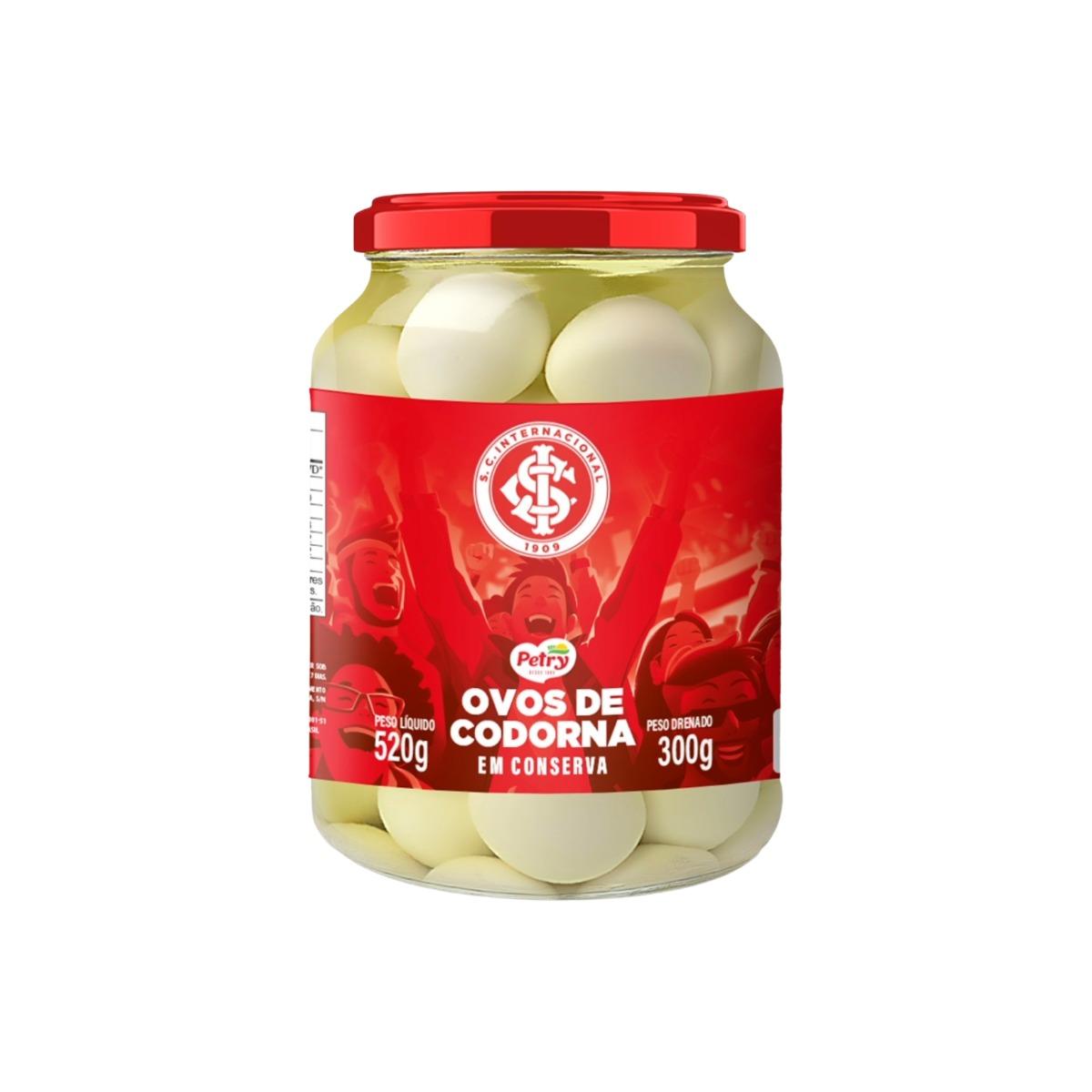 Ovos de Codorna Petry em Conserva 300g - Edição Especial Internacional