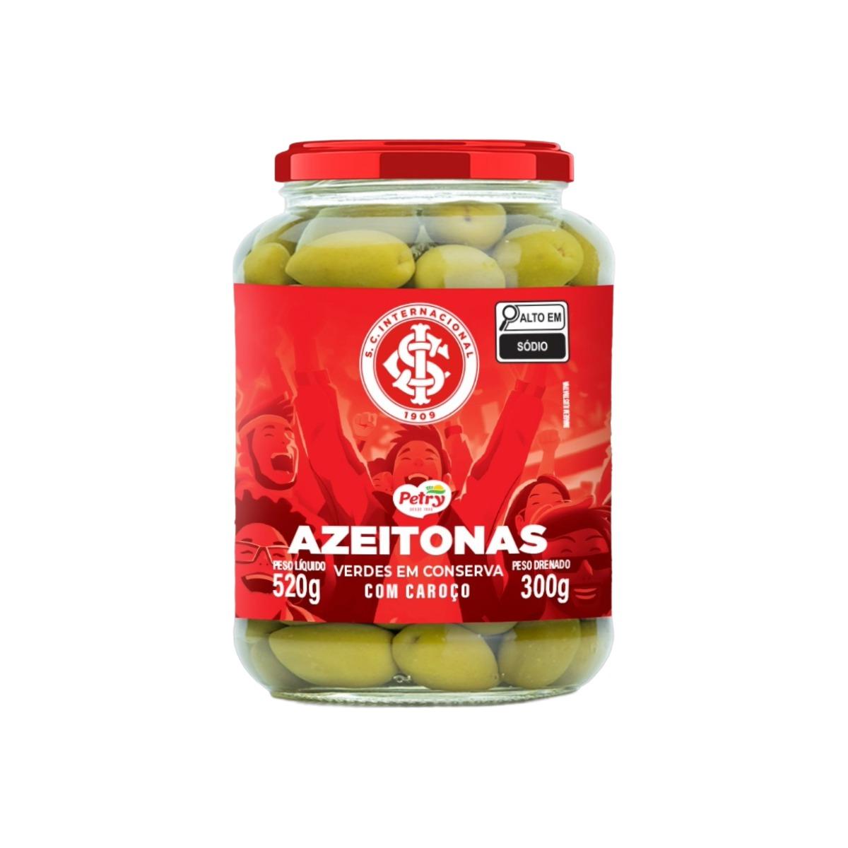 Azeitonas Verdes em Conserva Petry 300g - Edição Especial Internacional