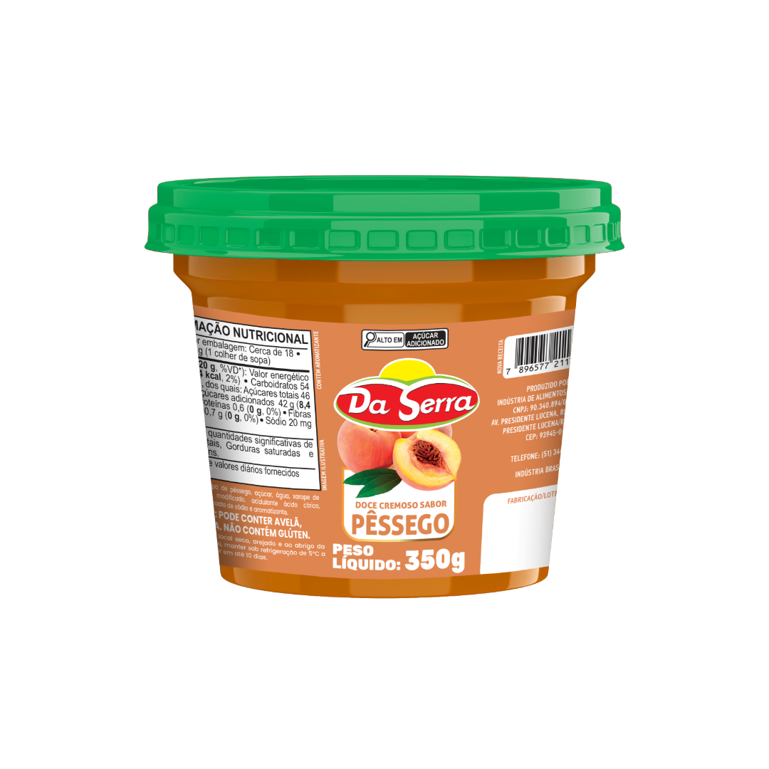Doce de Pêssego Da Serra 350g