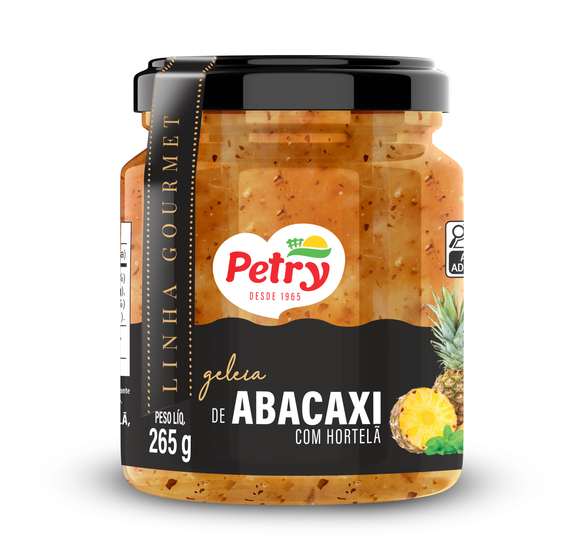 Geleia de abacaxi com hortelã Petry 265g