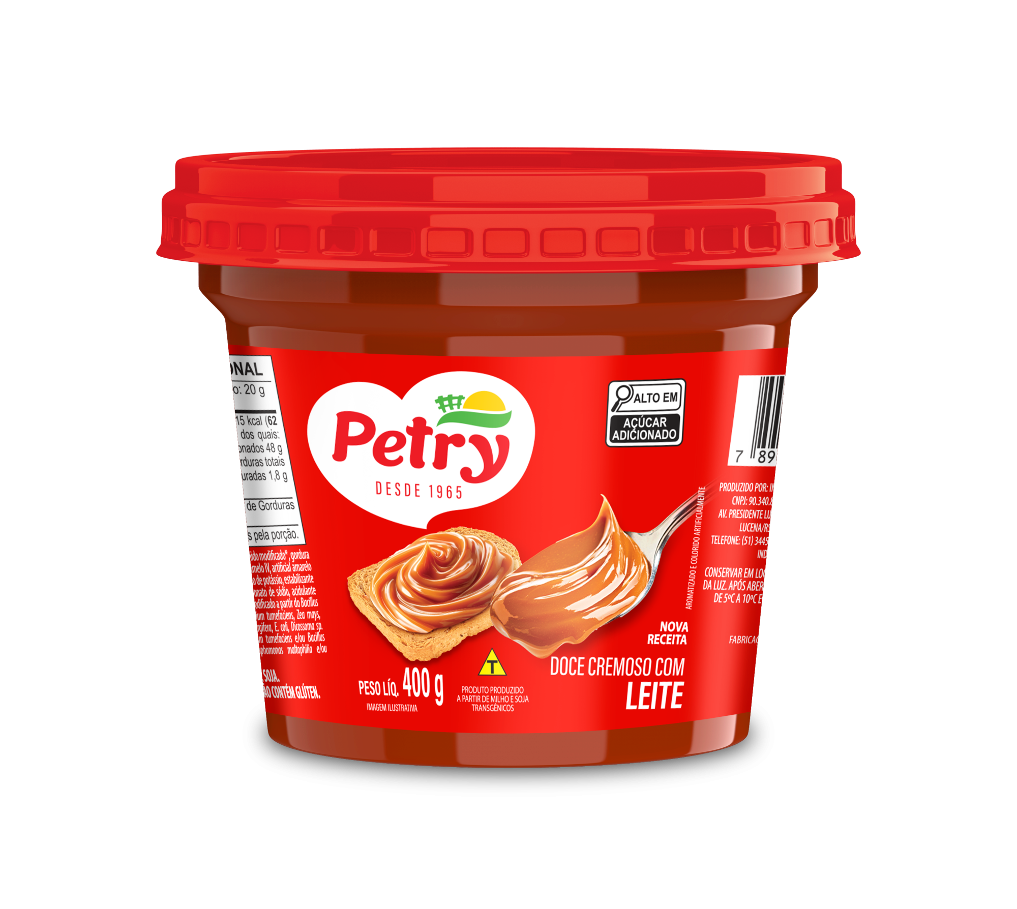 Doce cremoso com leite Petry 400g
