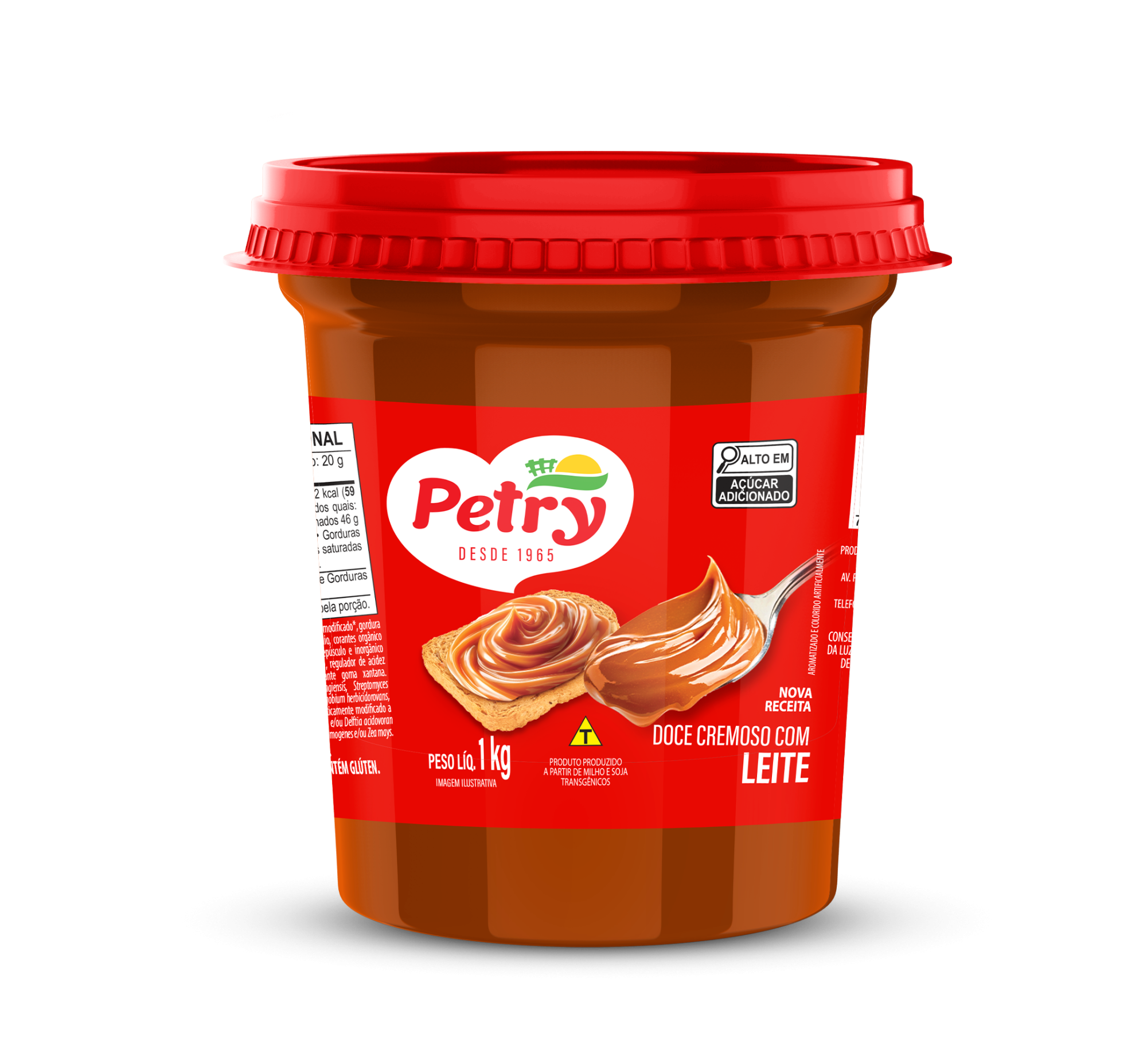 Doce cremoso com leite Petry 1kg