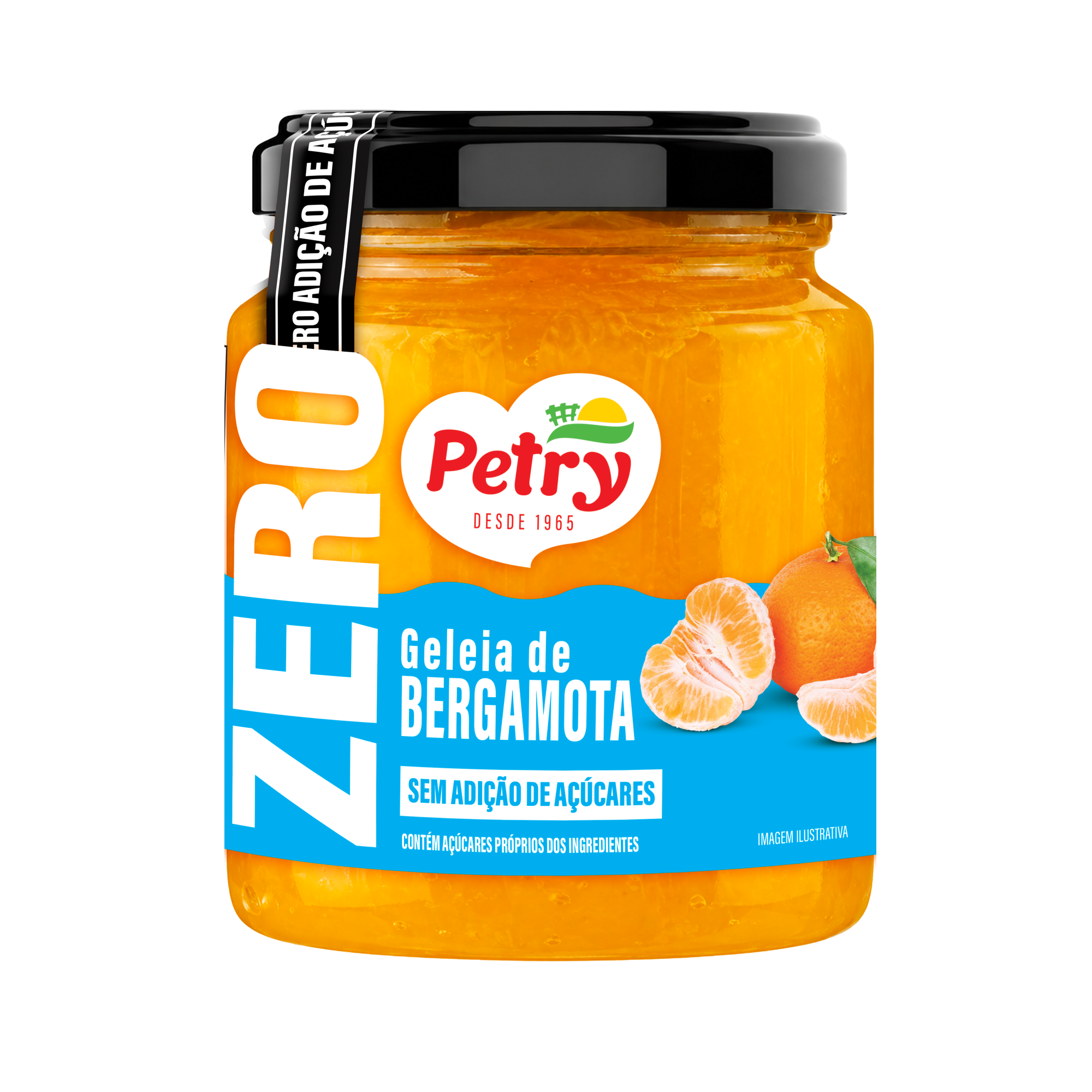 Geleia de Bergamota Zero Açúcar Petry 250g