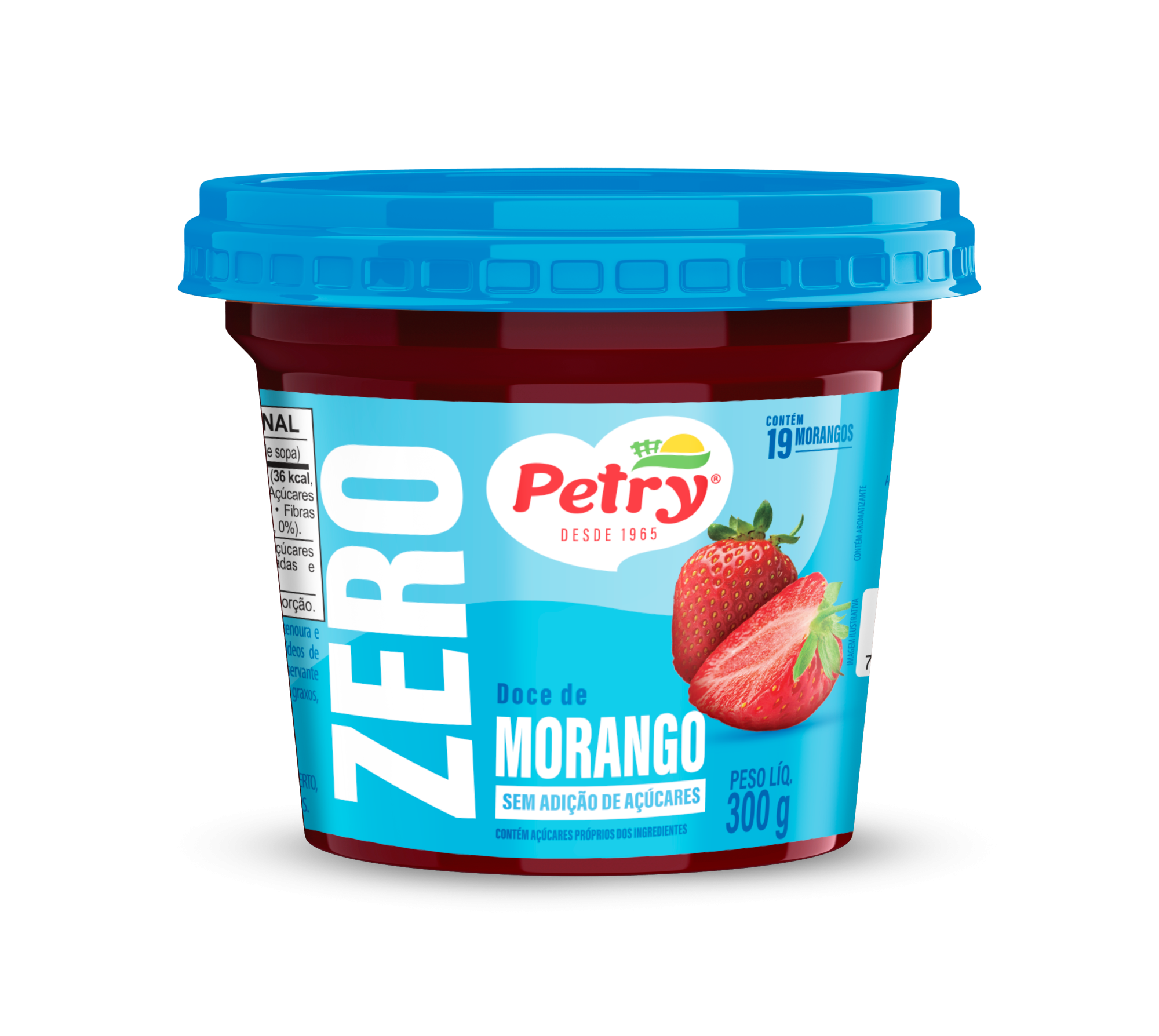 Doce de Morango Zero Açúcar Petry 300g